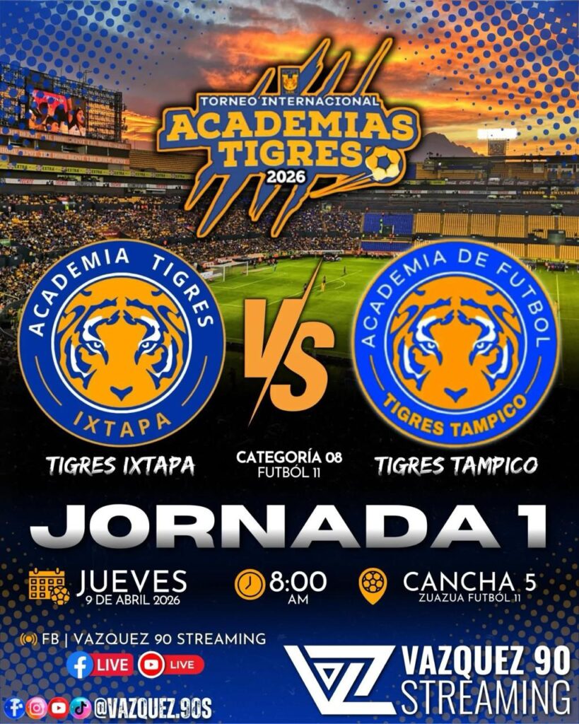 ¡MAÑANA ARRANCA LA AVENTURA PARA TIGRES IXTAPA! 🐯⚽⚡